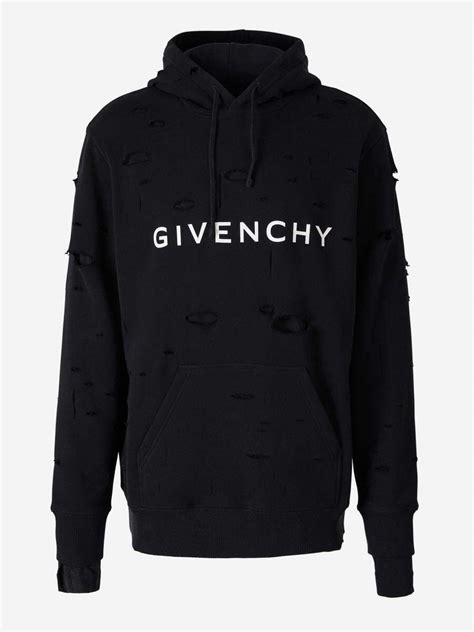 givenchy ripped hoodie replica|reversible Givenchy black hoodie.